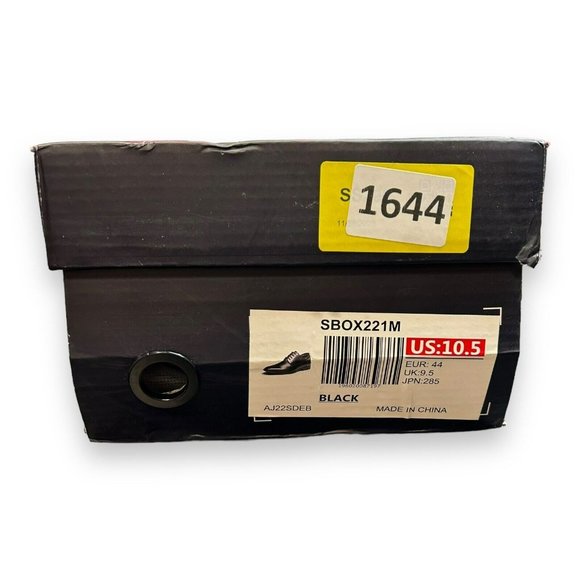 Bruno Marc Men Size 10.5 Leather Dress Formal Classic Lace-up Shoes - Picture 8 of 8